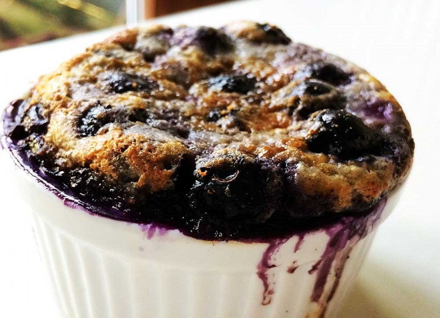 Blueberry Clafoutis by Catherine Arnold Nutrition